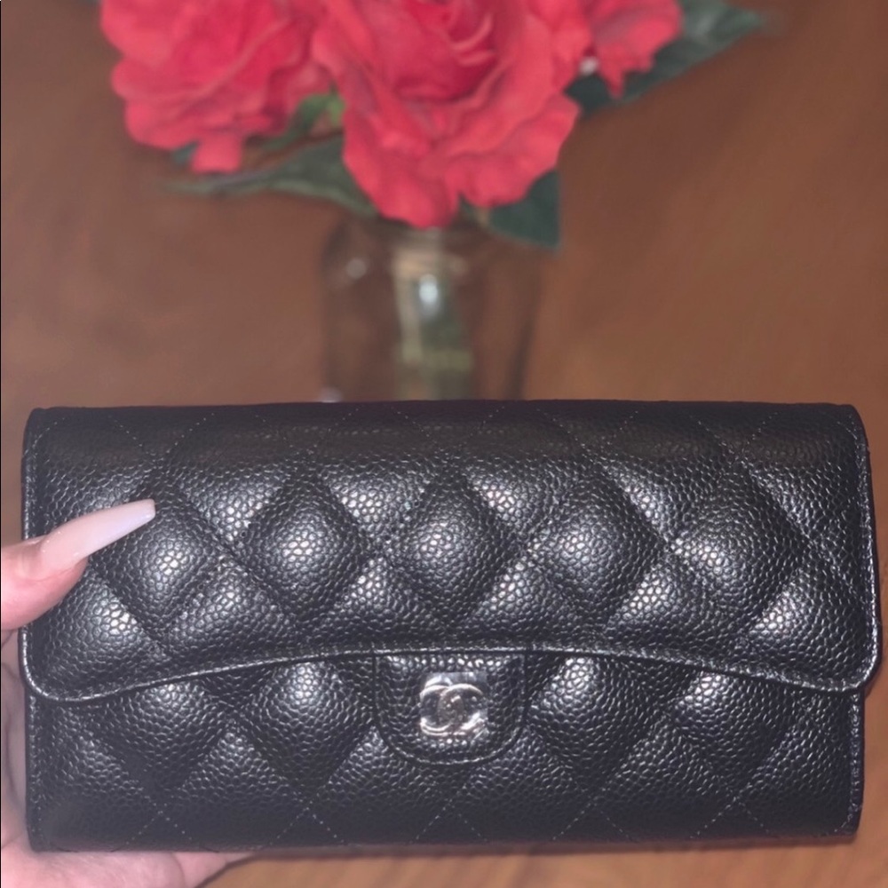 CHANEL Classic Long Flap Wallet **NEW**